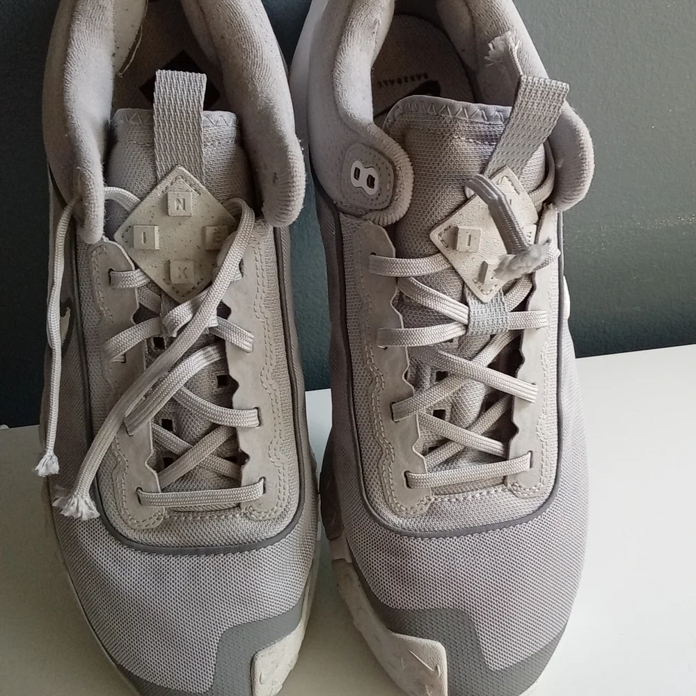 Nike Force Zoom Trout 7 Turf Baseball Shoes Grey White CQ7224-002‎ Mens
